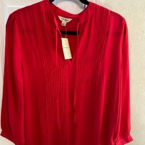 Beautiful Red Blouse by Lucky Brand – NWT